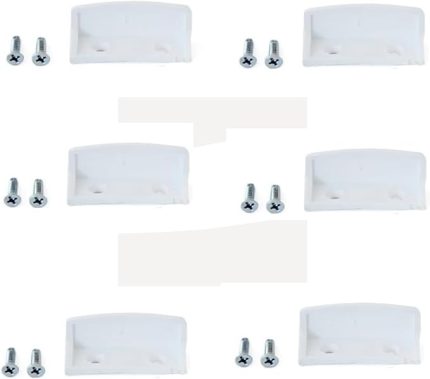 Tutamak, Beyaz 6 Adet (12 adet Akıllı Montaj Vidası İle Birlikte)