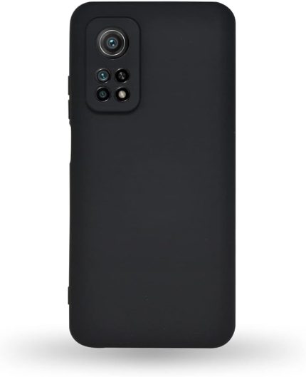 İletişim Xiaomi Mİ 10T ile Uyumlu Kapak Kamera Korumalı Içi Kadife Lansman Silikon Kılıf - Siyah