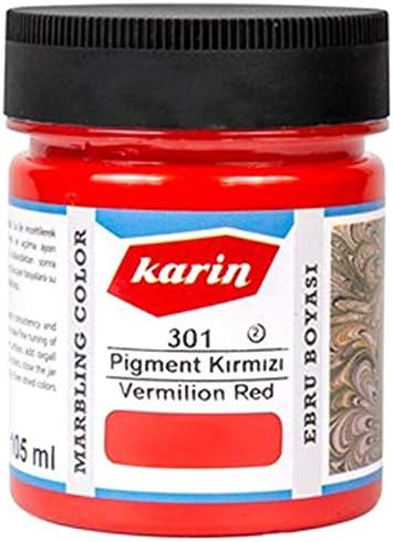 Ebru Boyası 105 ml 301 Pigment Kırmızı