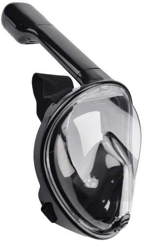 Yüz Dalış Maskesi, Unisex, Siyah, L-XL