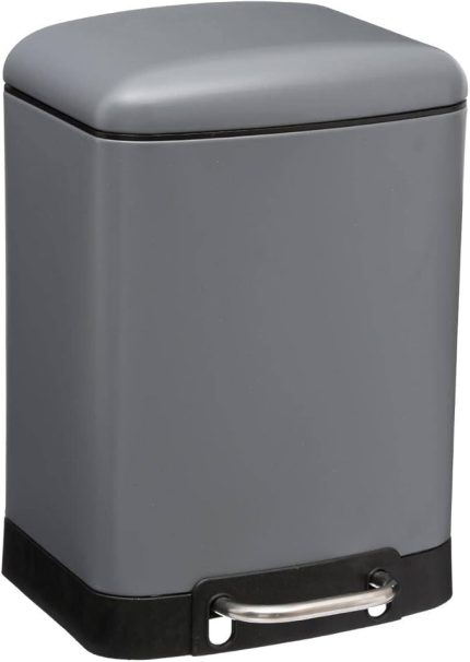 5 FİVE Ariane Antrasit Gri 6 Litre, Çöp Kovası