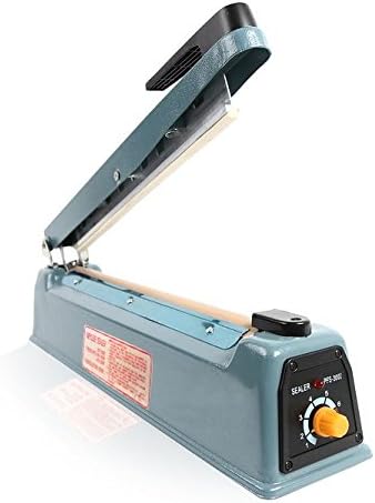 PFS-400I Metal Gövde Poşet Ağzı Kapama Yapıştırma Kapatma Makinesi, Siyah