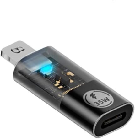 PD 35W Lightning to Type C Çevirici Dönüştürücü iPhone Yuva Çevirici Hızlı Şarj ve Veri Aktarımı OTGSL