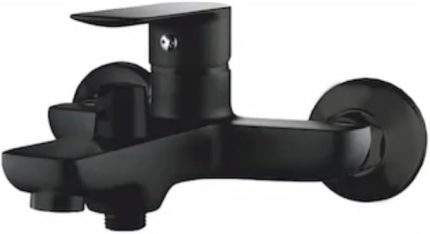 Modern Banyo Bataryası, 5 Yıl Garantili, Duvara Montaj (mob Siyah)