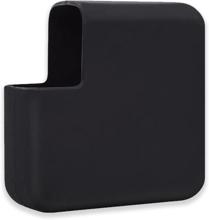 Şarj Aleti Silikon Kılıfı Macbook Air Magsafe 1-2 45W ve 70W ile Uyumlu Siyah