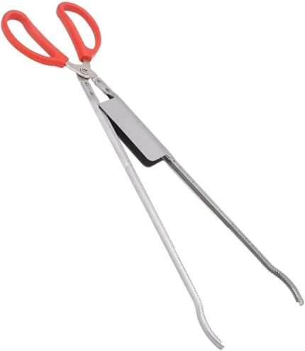 Çok Amaçlı Açık Hava Balık Tong Loach Istakoz Yengeç Aleti Yılan Balığı Olmayan Kelepçe - Saplı