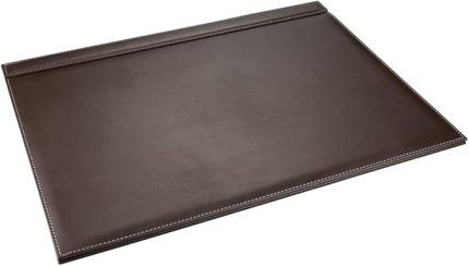 595-2 Sümen Takımı Suni Deri Tek Parça Kapaklı Pad Sümen 49x34, 5 Cm, Kahve