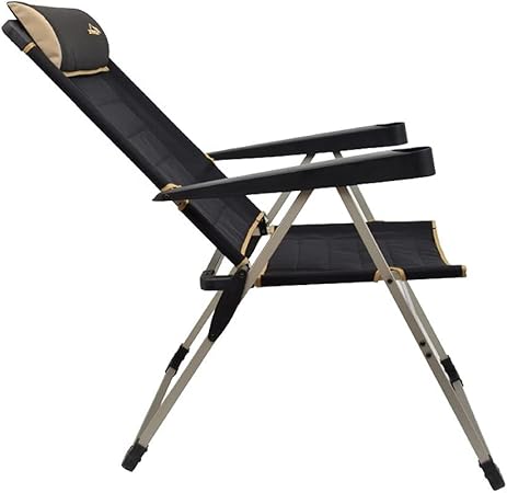 Nurgaz Katlanır Lüx Sandalye, Siyah - Görsel 4