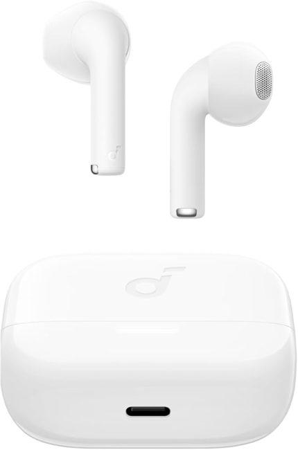 by Anker, K20i Kulak İçi Kulaklık, 36 Saat Çalma Süresi, Hızlı Şarj, Konforlu Uyum, ENC 2-Mikrofon ile Net Çağrılar, Özelleştirilebilir EQ, IPX5, Bluetooth 5.3, Uygulama Kontrol, Beyaz