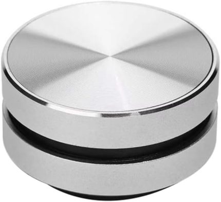 Taşınabilir Mini Bluetooth Hoparlör Hoparlöre Her Şeyi Dönüştürür Kablosuz Kemik İletimi İndüksiyon Titreşimi Kurulum Kullanımı (Gümüş)