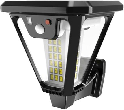 HS-V83 SOLAR SENSÖRLÜ 100 SMD LEDLİ 3 MODLU BAHÇE VE DUVAR LAMBASI