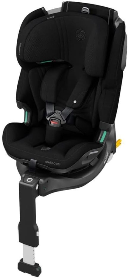 Emerald 360 Pro I-Size Dünyanın İlk Kızaklı, Araç Dışına Çıkabilen İsofix'li 360 Dönebilir Yatabilir 0-36 kg Bebek Oto Koltuğu Authentic Black