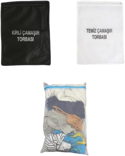 Temiz Torbası - Kirli Torbası - Yıkama Filesi, Asker Çamaşır Seti, Öğrenci Çamaşır Seti