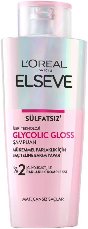 PARIS Elseve Glycolic Gloss Mükemmel Parlaklık için Bakım Yapan Şampuan 200 ml