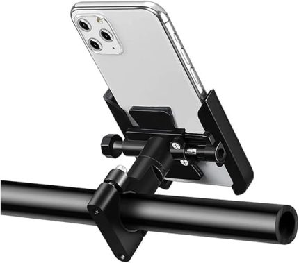 Moto 450 sr için Aluminyum darbe emici motosiklet için telefon tutucu