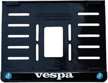 Vespa Wespa ile uyumlu Uyumlu Plastik (15X24 Cm) Kırılmaz Plakalık