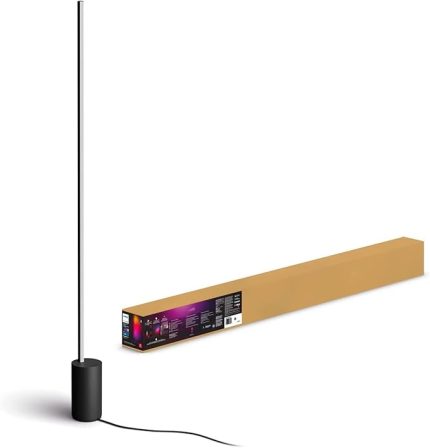 Hue Gradient Signe Akıllı Led Zemin Işığı, Lambader, Siyah - 25.000 Saat Ampul Kullanım Ömrü