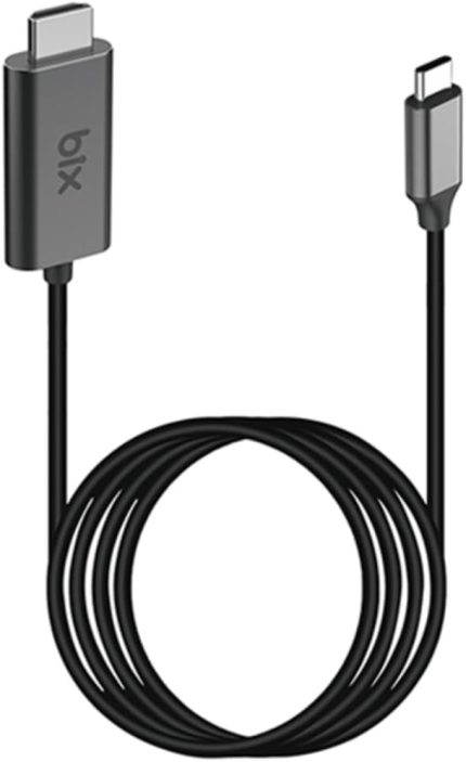 BX02HB USB-C to 4K@30Hz HDMI Kablo 1.8 metre Windows Mac Android Uyumlu HDCP Destekli Gri