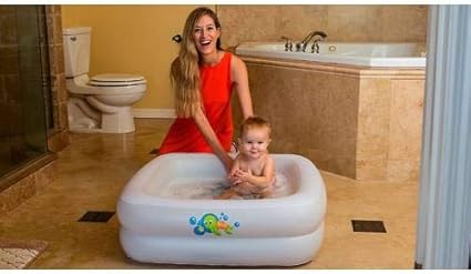 PLAJ TOPU HEDİYELİ - Şişme Zemin Bebek Havuz - Küveti -51116 - Görsel 2