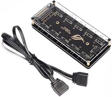 4847 ARGB RGB Led 3 Pin 11 Port 5V SATA Power Güç Fan Çoklayıcır Şerit Hub Kablo Splitter