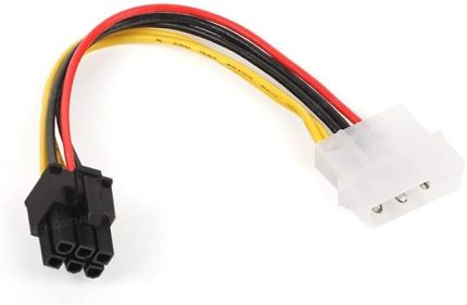 DK-CB-P103 Molex 4 PIN - 6 PIN PCI-E Dönüşütürücü Güç Kablosu
