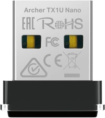 Archer TX1U Nano; AX300 Mbps, Nano Tasarım, Tak ve Çalıştır, Linux ve Windows(11/10/7) Destekli, Wi-Fi 6 USB Adaptör