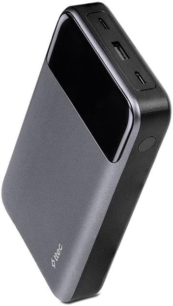 ReCharger Pro LCD 20.000mAh PD 130W Taşınabilir Hızlı Şarj Aleti/Powerbank 2BB218 Uzay Grisi