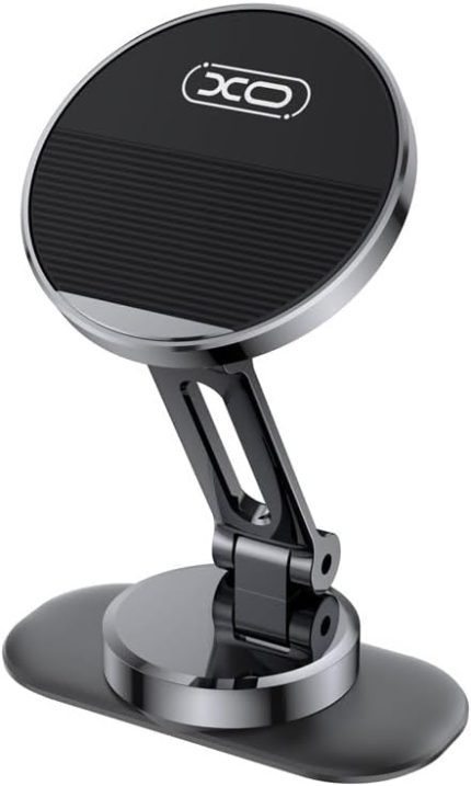 Simple is Beauty 360° Dönebilen Güçlü Neodimyum Mıknatıslı Araç İçi ve Masaüstü Telefon Tutucu C150 – Kompakt, Kaymaz Silikon Kaplamalı, 3M Yapışkanlı Sabitleme | Siyah