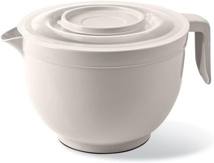 Kabı & Mikser Kase Kapaklı Mikser Kase 3 Litre Çırpma Kabı Krem