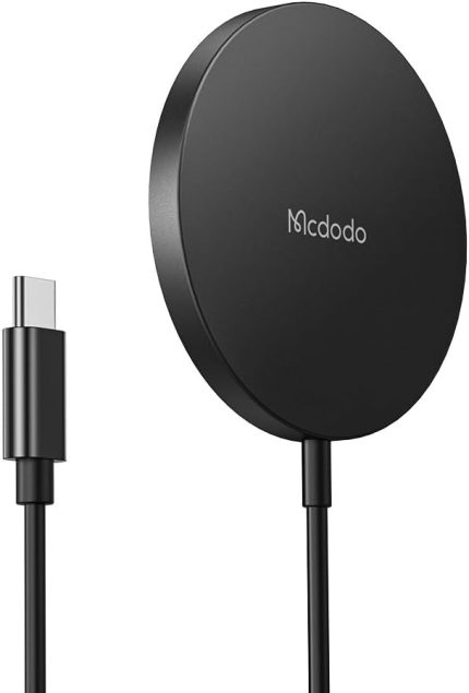 CH-4360 15W Magsafe Manyetik Kablosuz Şarj Cihazı-Siyah