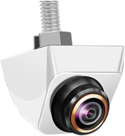 Araba Geri Vites/Ön Görüş Kamerası 170° Geniş Açı Balık Gözü 1080P 360° Ayarlanabilir Açı IP68/ /AHD1080P/Yüksek Çözünürlüklü CVBS İsteğe Bağlı Beyaz