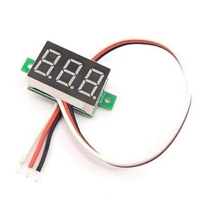 Mini Dijital Voltmetre Dc 0-100V 0.28 İnç Kırmızı