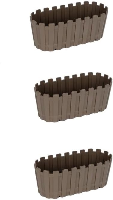 Adet Akasya Saksı, Bahçe Balkon Saksı, Çit Saksı 30 Cm (Yeşil)