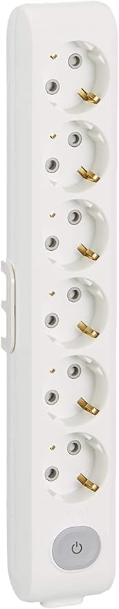 Multi-Let Altılı Priz Anahtarlı Topraklı Klemensli Çocuk Korumalı