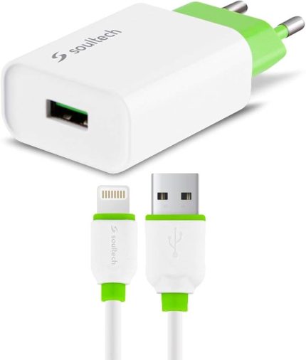SC011B 1.1A Iphone 5/6/7/8/X Comfort Seyahat Şarjı+2A Usb Kablo