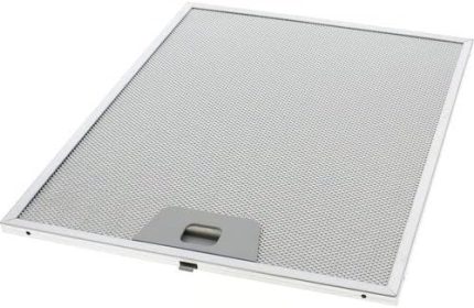 Filtre 25,3 X 30 Davlumbaz Filtre Seti - 2 Adet Tek Tırnak (Alüminyum) | Alt Kenar Çift Tırnak
