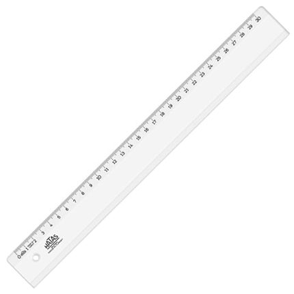GENİŞ PLASTİK CETVEL 30 CM
