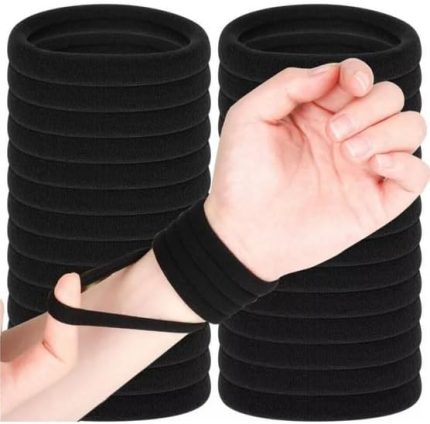 Kadın%100 Pamuk Xxlboy Siyah 10'lu Lastik Toka Seti Lastik Toka Seti, Lastik Toka Seti, Toka Organizer, Toka, Kız Çocuk Toka, Toka Organizer