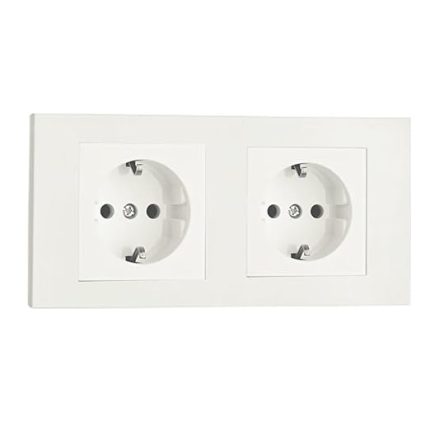 Grano Beyaz 2'li Set Topraklı Priz + Topraklı Priz