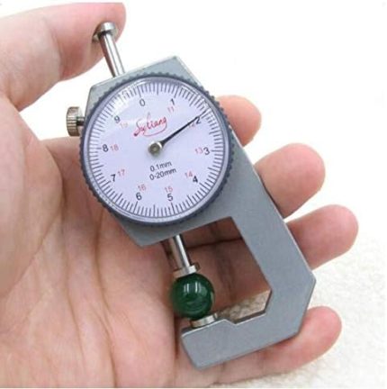 Mikrometre Kumpas Komparatör Kalınlık ölçme cihazı Kadranlı Hassas Ölçüm Kumaş Deri Karton Ölçer