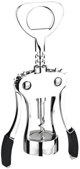 428732 Kollu Tirbuşon, Krom Kaplama Çelik, Gri