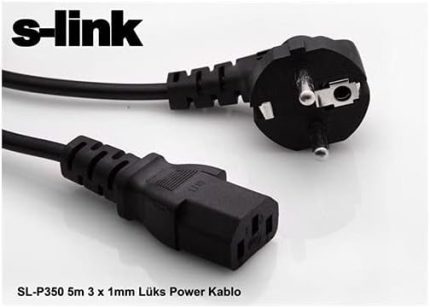 SL-P350 5m 3 x 1mm Lüks Power Kablo