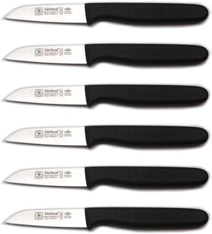 Sürmene 6'lı Meyve Bıçağı Seti 61007 (Siyah)