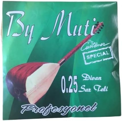 By Muti 0.25 Divan Bağlama Teli Bam Bamlı