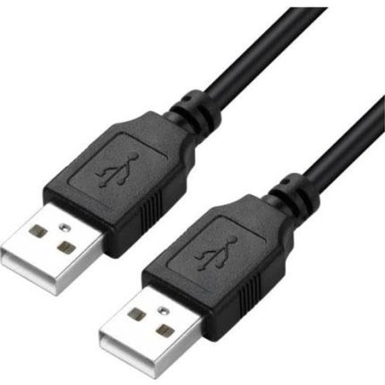 4852 1 Metre İki Ucu Erkek Usb Uzatma Kablosu 1 Metre Uzatıcı İki Ucu Erkek Parazit önleyici filtre 12Mbps ileetişim hızı 2xAWG24 2xAWG28