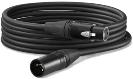 MCB-10X Kaliteli Stereo Mikrofon Kablosu XLR + XLR 10 Metre Siyah Renk