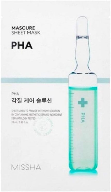 PHA İçerikli Ölü Deri Arındırıcı Yaprak Maske (1ad) Mascure Peeling Solution Sheet Mask