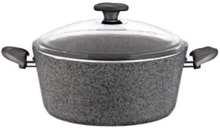 Nature Stone 20 Cm Granit Tencere, Gri