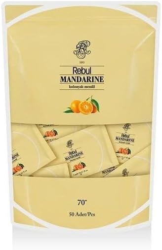 Mandarine Kolonyalı Mendil 50'li