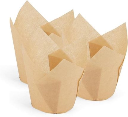 Muffin Kek Kapsülü İnce Tulip Kraft 100lü